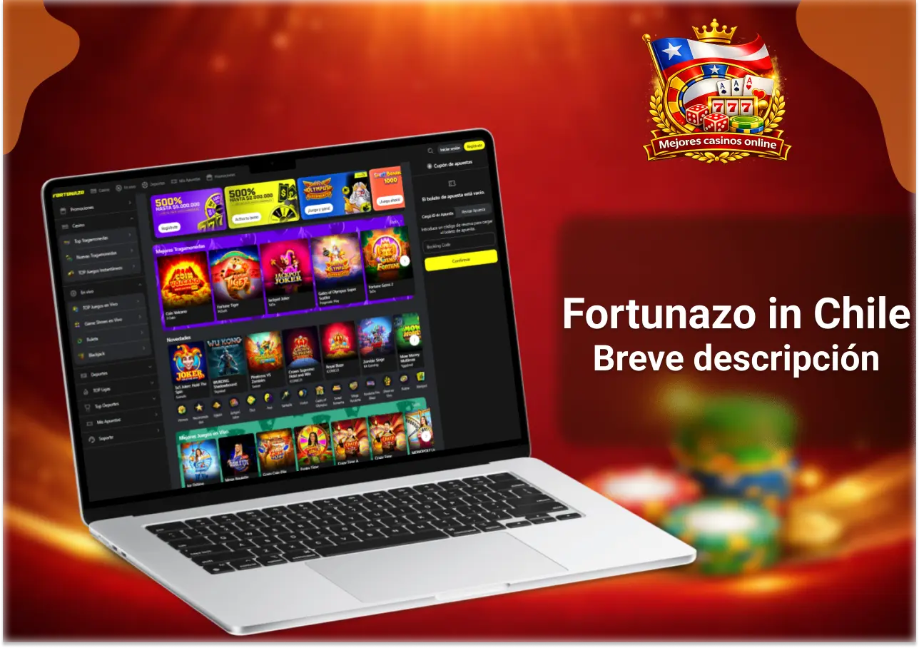 Fortunazo en Chile plataforma de casino online con promociones y variedad de juegos